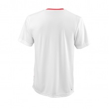 Wilson Tennis Tshirt Team II Crew coral/white Men